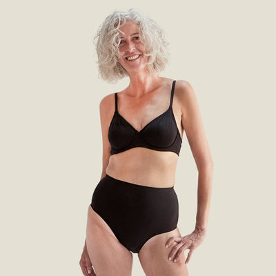 WUKA Drytech™ High Waist - For Light Leaks - Black