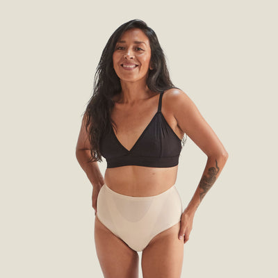 WUKA Drytech™ Midi Brief - For Light Leaks - Light Nude