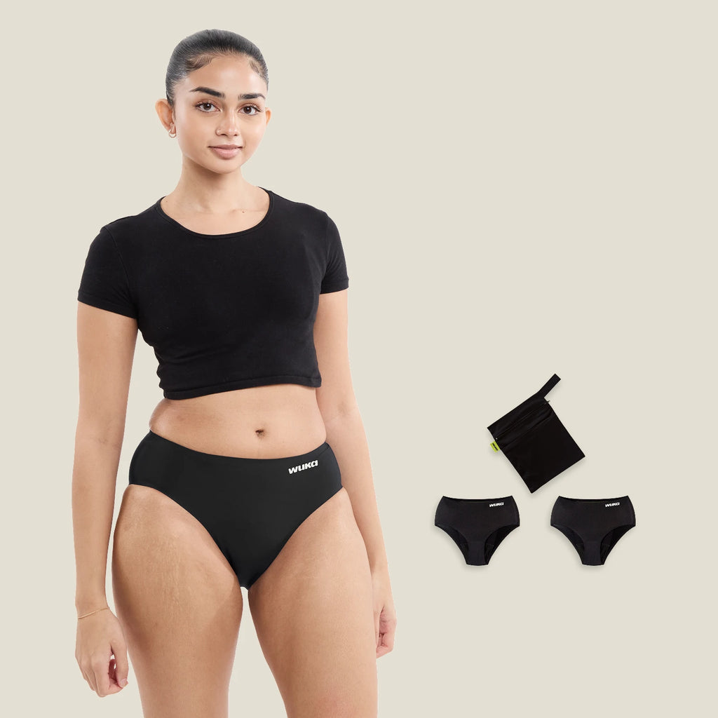 WUKA Period School Set - 1 Day & Night - Super - Black