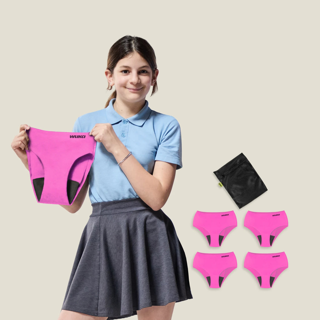 WUKA Period School Set - 2 Day - Heavy - Pinkest Pink