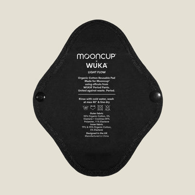 WUKA Reusable Panty Liners Light - 3 Pack