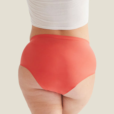WUKA Drytech™️ High Waist - For Light Leaks - Coral Pink