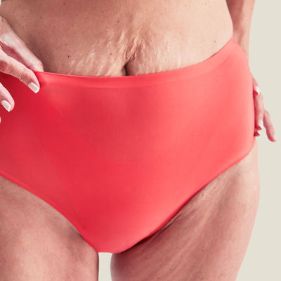 WUKA Drytech™ Midi Brief - For Light Leaks - Coral Pink
