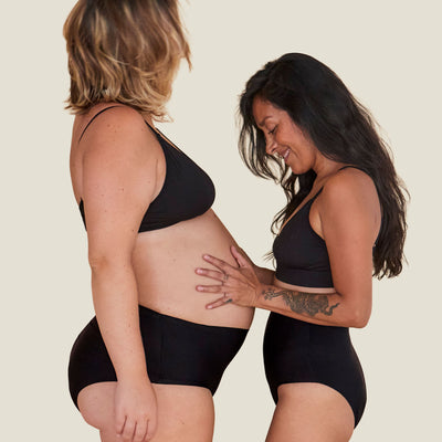 WUKA Drytech™ High Waist - For Light Leaks - Black