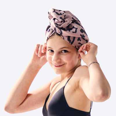 hair wrap side shot left facing