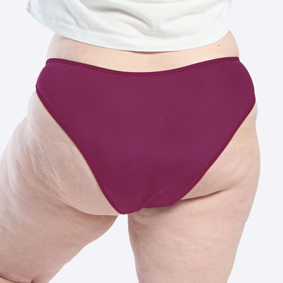 WUKA Period Swim Bikini Style Light Flow Deep Pink Colour Large Back