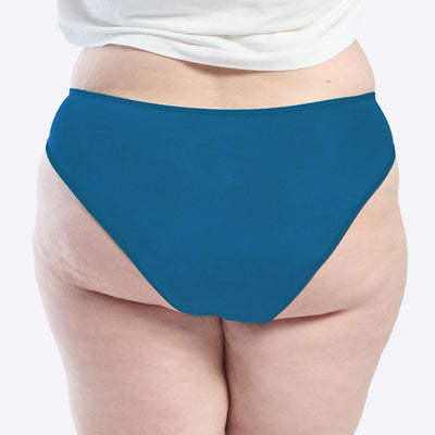 WUKA Period Swim Bikini Style Light Flow Blue Colour Large Back