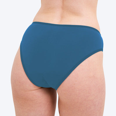 WUKA Period Swim Bikini Style Light Flow Blue Colour Back
