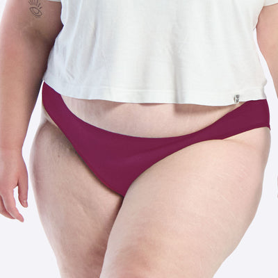 WUKA Period Swim Bikini Style Light Flow Deep Pink Colour Large Front