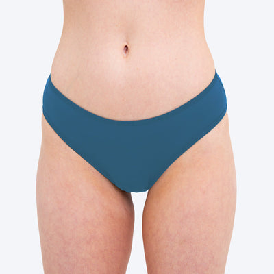 WUKA Period Swim Bikini Style Light Flow Blue Colour Front
