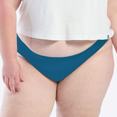WUKA Period Swim Bikini Style Light Flow Blue Colour Large Front
