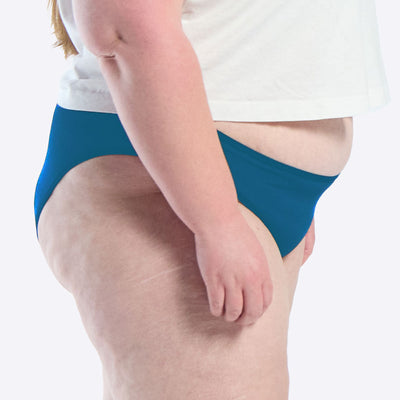 WUKA Period Swim Bikini Style Light Flow Blue Colour Large Side