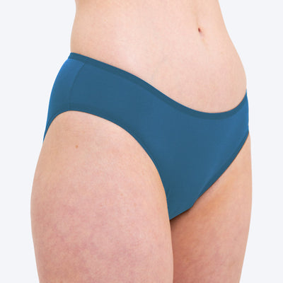 WUKA Period Swim Bikini Style Light Flow Blue Colour Side
