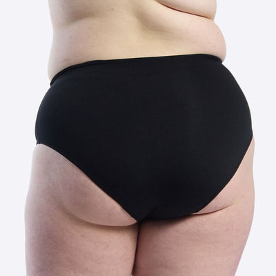 WUKA Period Swim Bikini Style Light Flow Black Colour Back